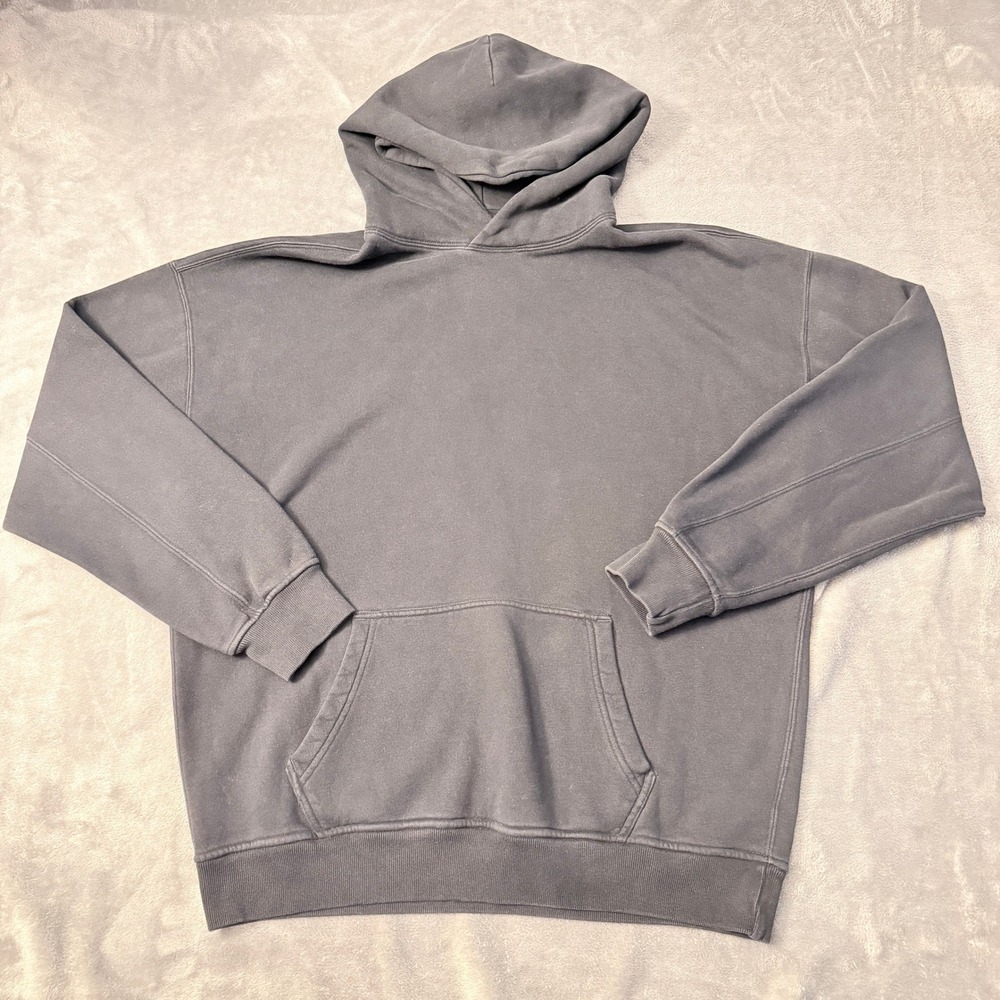 Abercrombie & Fitch Mens Medium Tall Soft A&F Essentials Hoodie Black Pullover